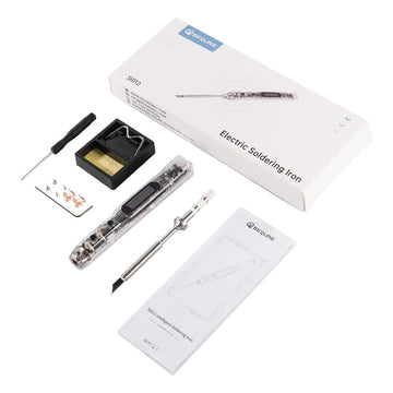 SEQURE SI012 Intelligent OLED Electric Soldering Iron Sensitivity Adjustable Built-in Buzzer Suitable for T12|TS Soldering Iron Tip